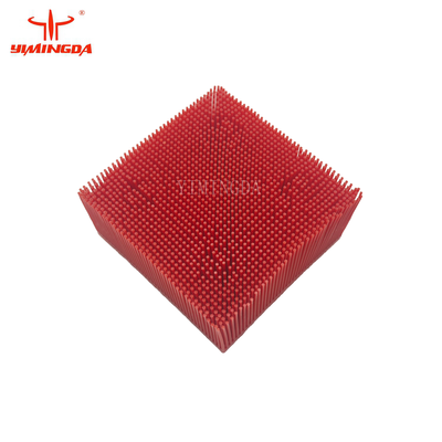 Red Nylon Auto Cutter Bristle Block 90 * 95 mm for VT5000 / 7000 Cutter