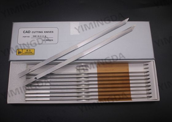 Investronica Cutter Blade 246 * 8.3 * 2.5mm ، بسته بندی مواد HSS و جعبه نقره ای